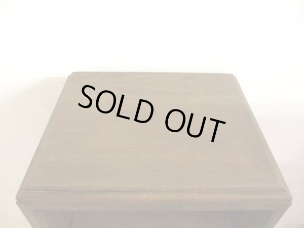 画像6: ヴィンテージ オーク無垢材の飾り棚