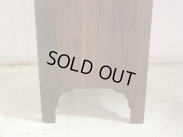 画像14: ヴィンテージ オーク無垢材の飾り棚