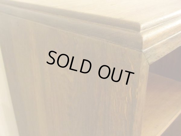 画像8: ヴィンテージ オーク無垢材の飾り棚