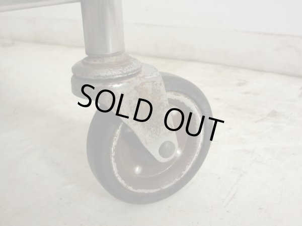 画像14: 古い 医療用ステンレスワゴン