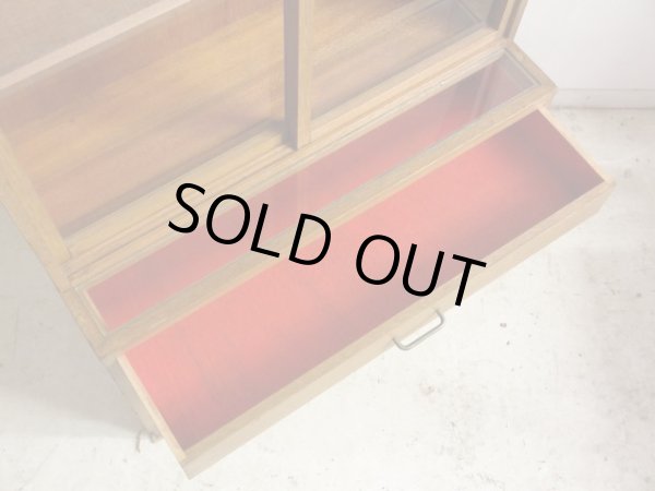 画像5: 木味良い ヴィンテージガラス戸棚 