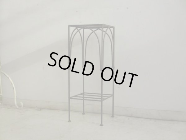 画像2: ヴィンテージ アイアン製の花台