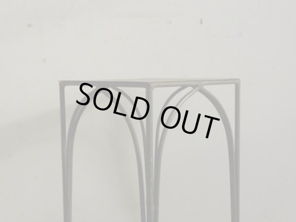 画像5: ヴィンテージ アイアン製の花台