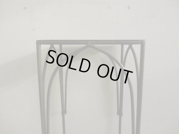 画像4: ヴィンテージ アイアン製の花台