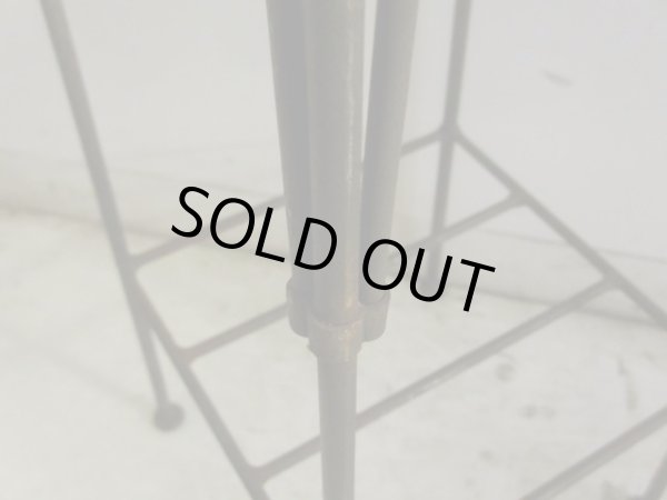 画像7: ヴィンテージ アイアン製の花台