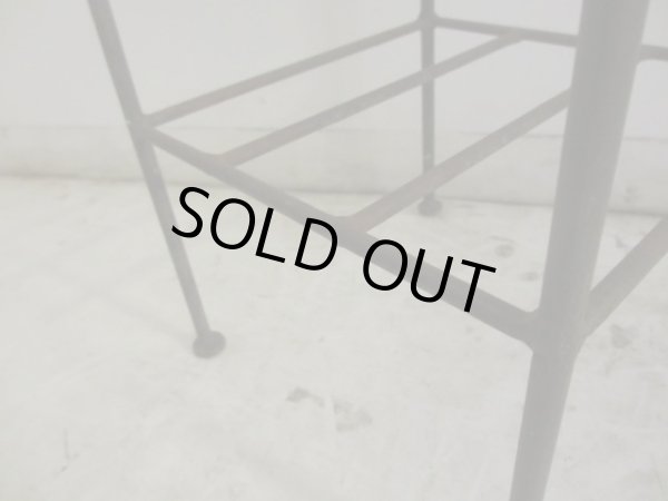 画像9: ヴィンテージ アイアン製の花台