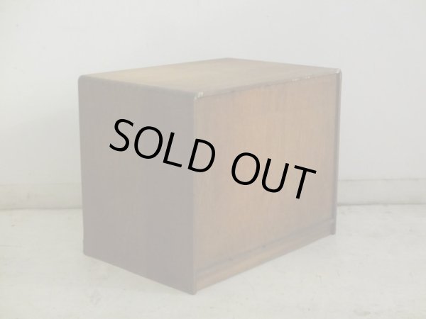 画像3: アンティーク 楢材のブックスタンド付5杯小引出し