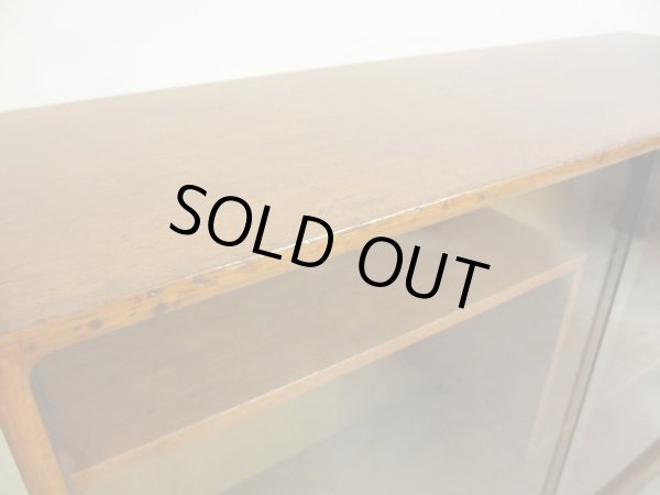 画像8: ヴィンテージ ジャパニーズモダンなガラス戸棚 ローボード