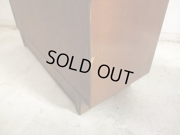 画像14: ヴィンテージ ジャパニーズモダンなガラス戸棚 ローボード