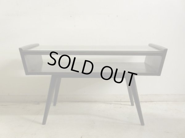 画像2: レトロ ヴィンテージ ガラストップセンターテーブル コーヒーテーブル