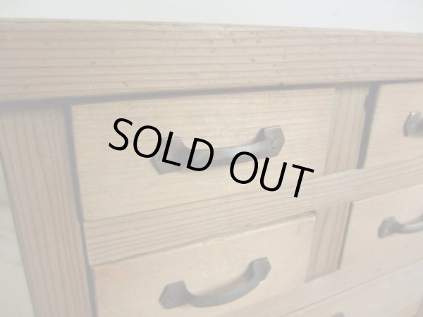 画像7: アンティーク 7杯小引出し