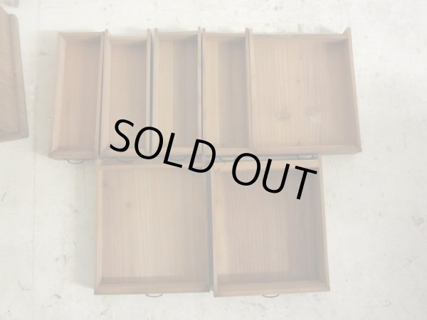 画像10: アンティーク 7杯小引出し