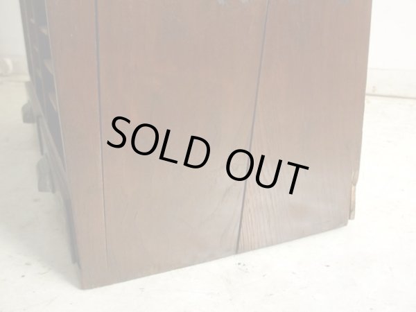 画像12: アンティーク 木製カルテケース 書類棚