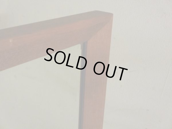 画像2: 北欧デザイン チーク材フレームミラー 鏡