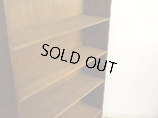 画像5: ヴィンテージ ラワン無垢材の素朴な収納棚 本棚