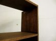 画像6: ヴィンテージ ラワン無垢材の素朴な収納棚 本棚