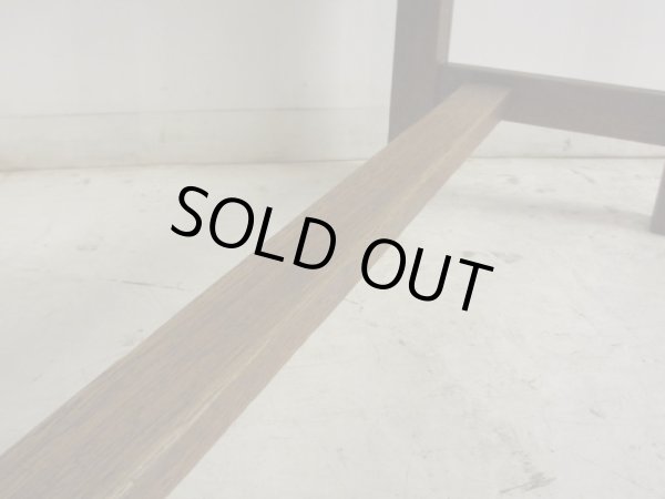 画像15: 昭和レトロ 古い学校の机 木製デスク (2)