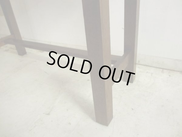 画像14: 昭和レトロ 古い学校の机 木製デスク (1)