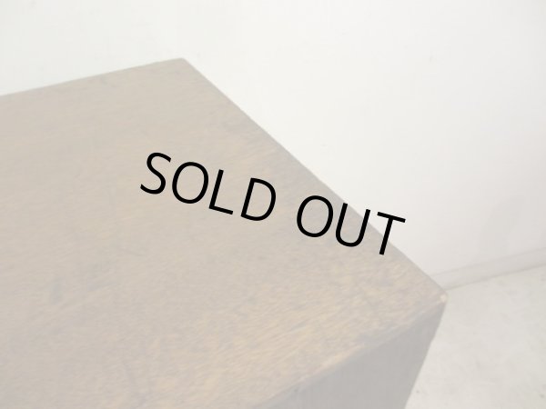 画像11: 昭和レトロ 12杯引出し付の戸棚 ローボード