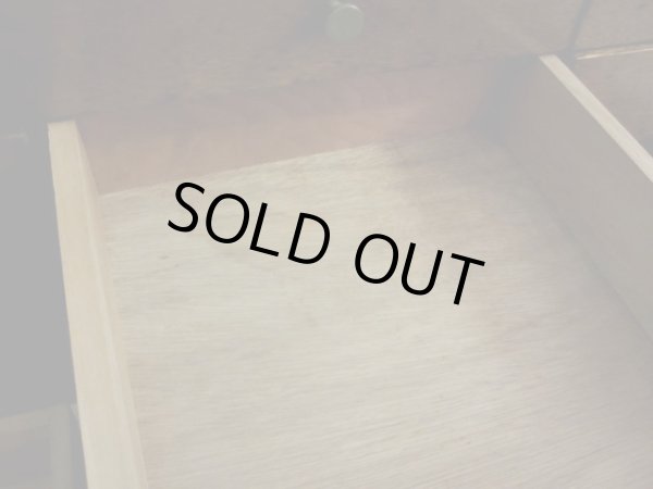 画像17: 昭和レトロ 12杯引出し付の戸棚 ローボード