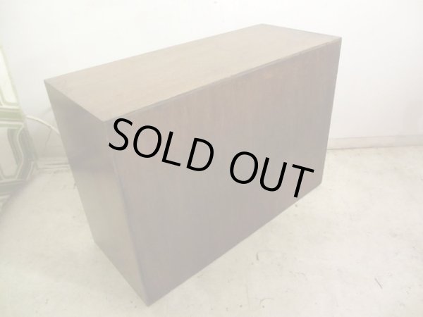 画像5: 昭和レトロ 12杯引出し付の戸棚 ローボード