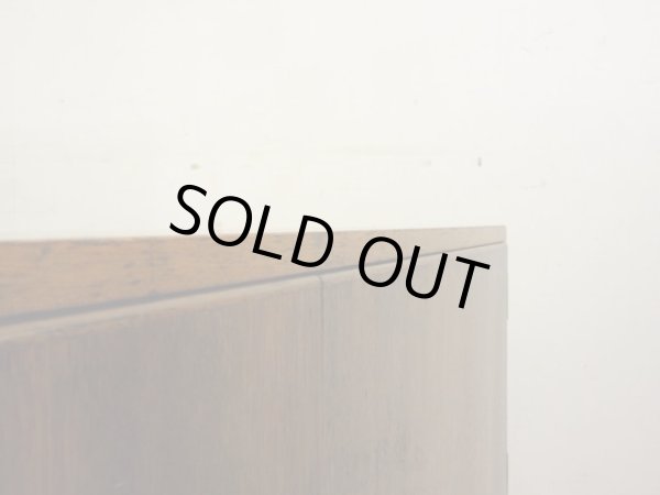 画像10: 昭和レトロ 12杯引出し付の戸棚 ローボード