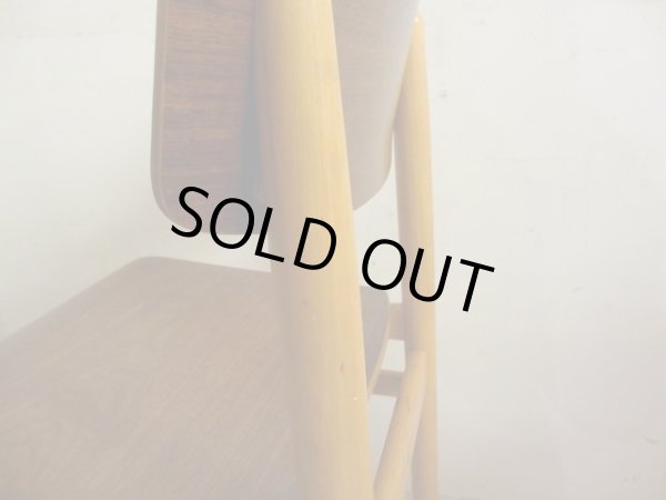 画像8: デンマーク ヴィンテージ KVETNY & SONNERS社 スクールチェア (2)