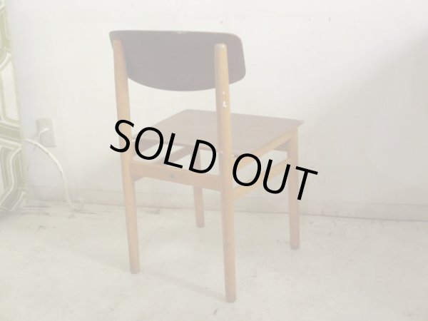 画像5: デンマーク ヴィンテージ KVETNY & SONNERS社 スクールチェア (1)