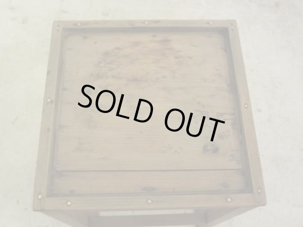 画像4: アンティーク 乾いた木味の小さな花台