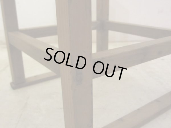 画像9: アンティーク 乾いた木味の小さな花台