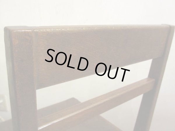 画像7: アンティーク 楢材のダイニングチェア 椅子