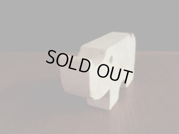 画像5: イタリア Flli Mannelli社 大理石トラヴァーチンの動物 サイ