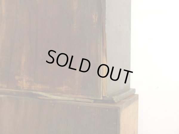 画像10: アンティーク 2杯引出し付き収納棚