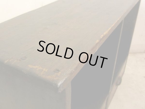 画像5: アンティーク 2杯引出し付き収納棚