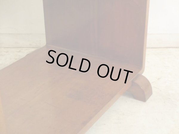 画像10: ヴィンテージ 明るい木味のサイドテーブル