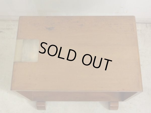 画像3: ヴィンテージ 明るい木味のサイドテーブル