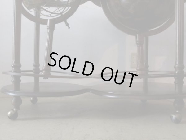 画像17: ヴィンテージ 地球儀ボトルワゴン バーキャビネット 大航海時代