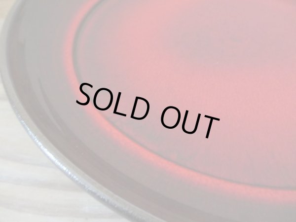 画像4: ヴィンテージ ドイツ製の赤い大皿