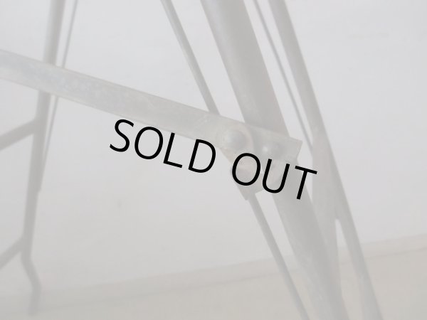 画像7: ヴィンテージ 鉄製の脚立 