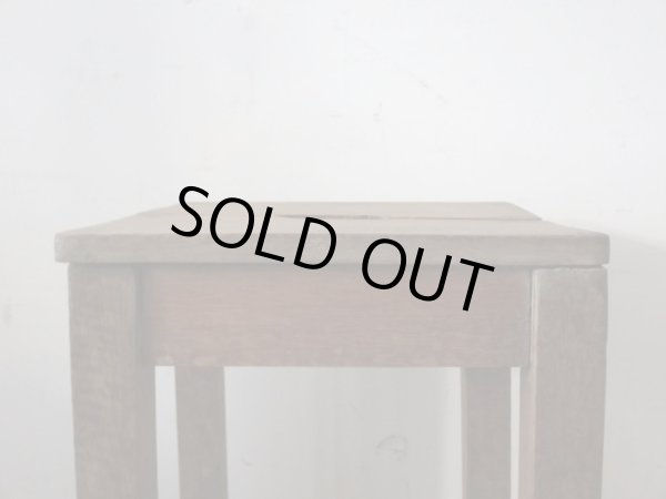 画像5: アンティーク 寂びた角椅子 スツール