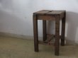 画像3: アンティーク 寂びた角椅子 スツール