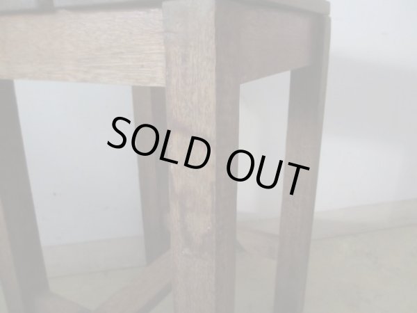 画像11: アンティーク 寂びた角椅子 スツール