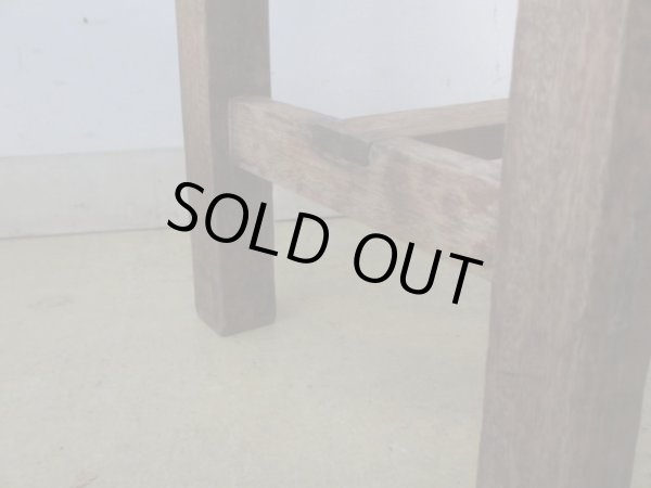 画像14: アンティーク 寂びた角椅子 スツール