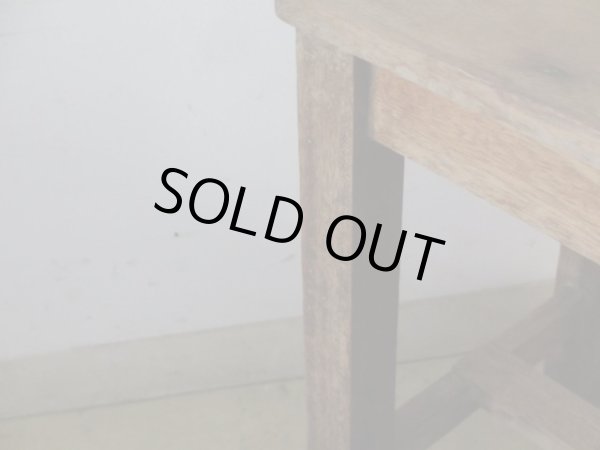 画像10: アンティーク 寂びた角椅子 スツール