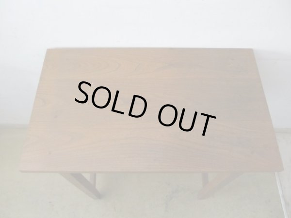 画像5: ヴィンテージ 明るい木味の平机 デスク