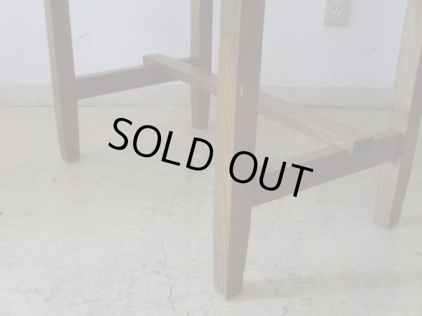 画像13: ヴィンテージ 明るい木味の平机 デスク