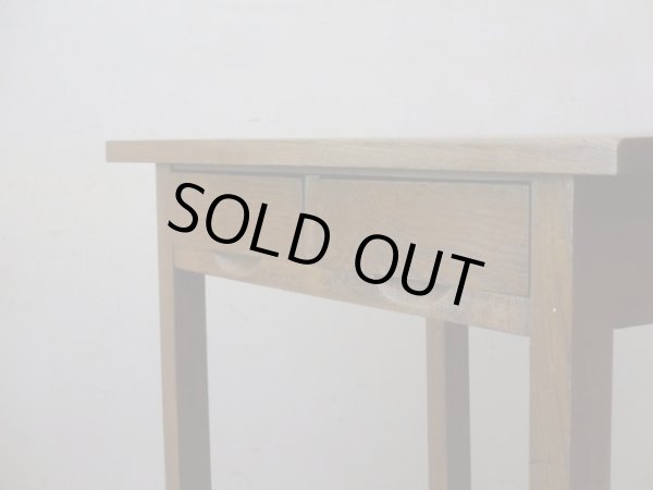 画像4: ヴィンテージ 明るい木味の平机 デスク