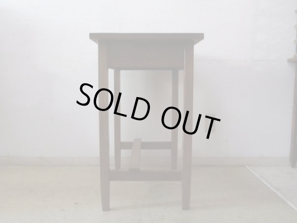 画像3: ヴィンテージ 明るい木味の平机 デスク