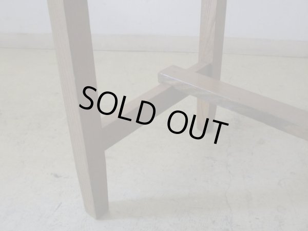 画像14: ヴィンテージ 明るい木味の平机 デスク