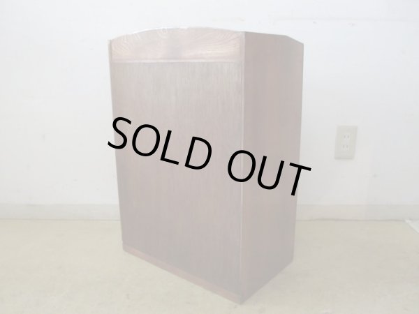 画像7: アンティーク 引出し付 木製書類棚 カルテケース